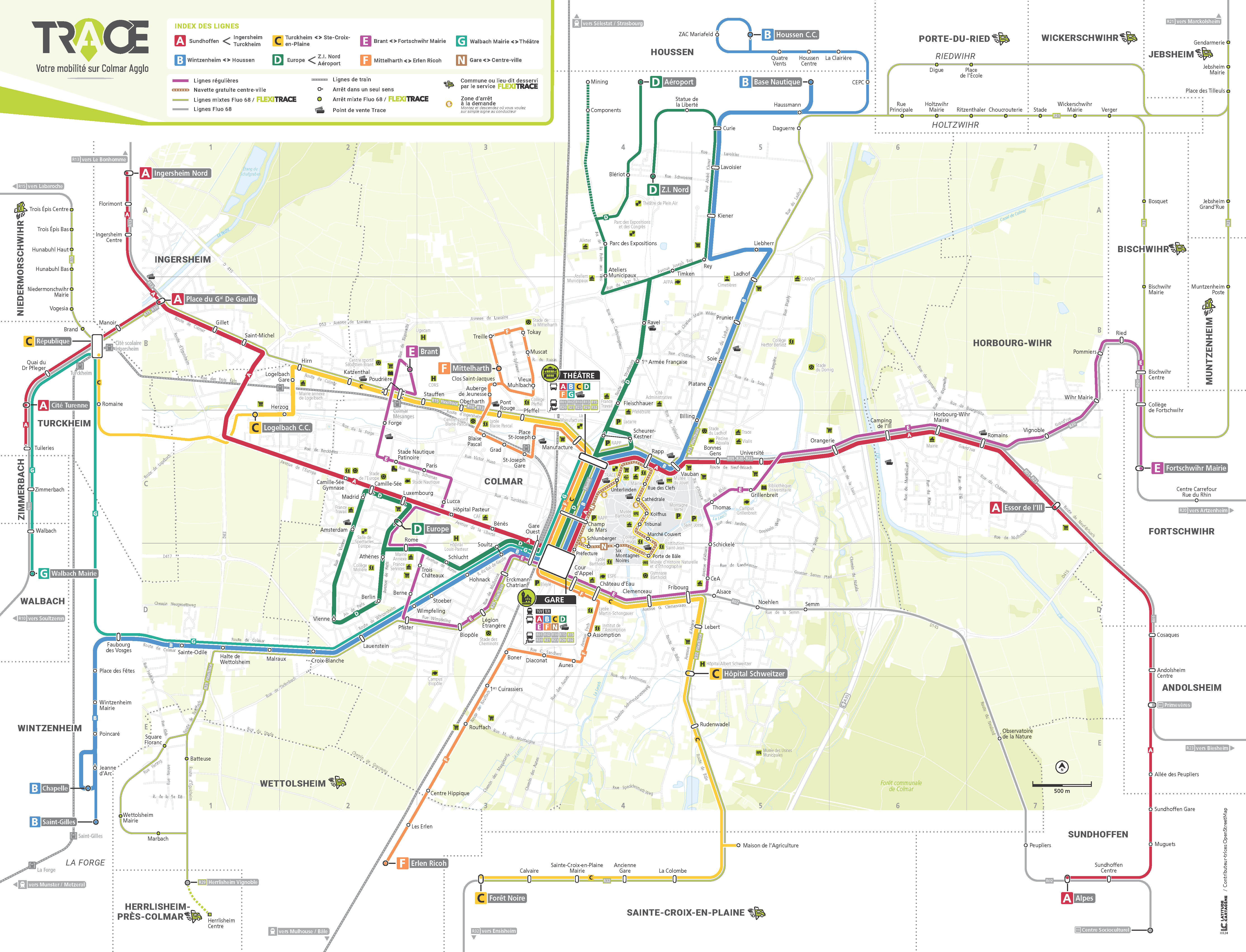 Nouveau plan du réseau Trace
